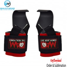 Grip Power Pads Heavy Duty shh PRO Metal Lifting Steel Hooks Best Power WeightLifting Set of 2 Premium Thick Padded Workout Hook Gloves Hook-008